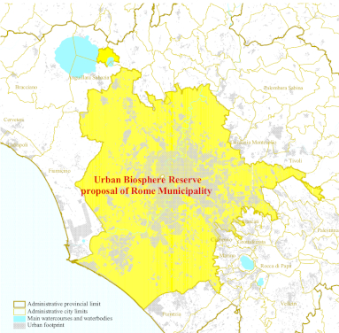 Proposal for the Urban Biosphere reserve of Rome Municipality