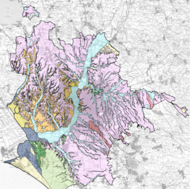 Land Subsystems map