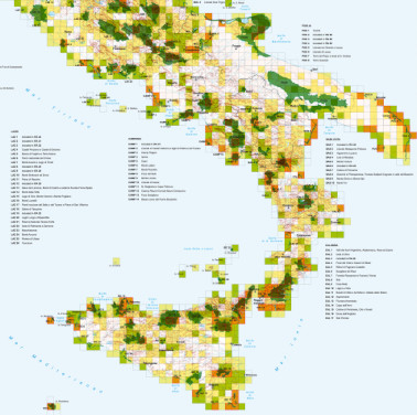 Carta delle aree importanti per le piante (IPAs) in Italia